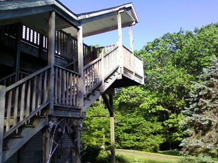Covered Exterior Stair - High Falls, NY